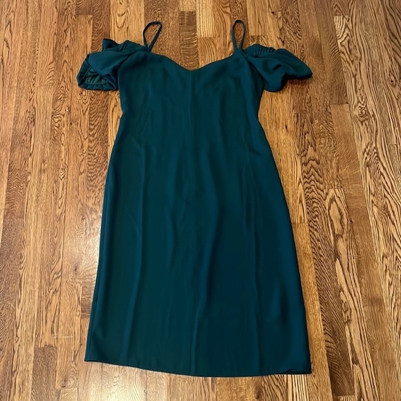 NWT Club Monaco Woman’s Green Dress Size 10 - Picture 1 of 9